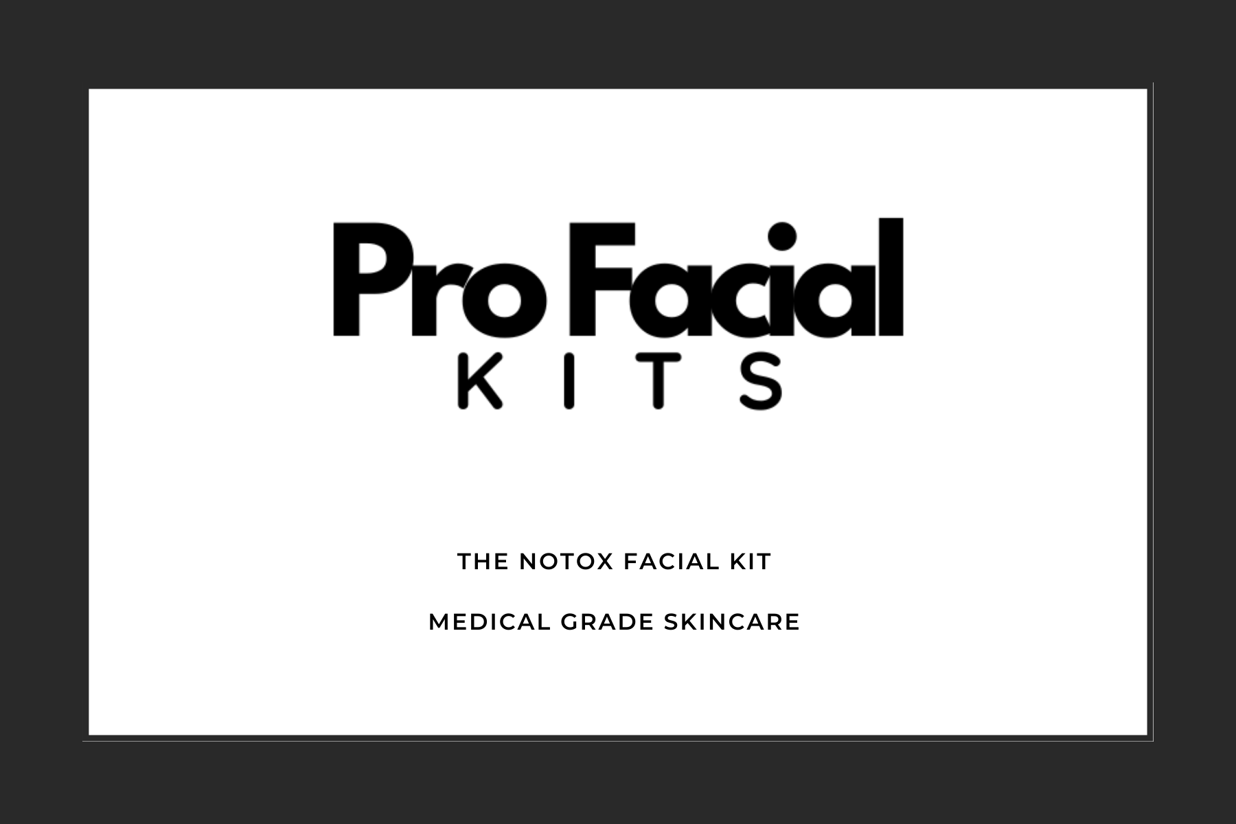 Notox The NoTox Facial Kit | Pro Facial Kits